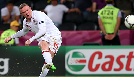Auf Superstar Wayne Rooney ruhen alle Hoffnungen der Engländer