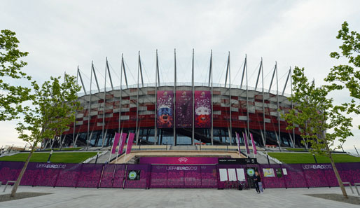 Rund um das Nationalstadion in Warschau wurde die Sicherheitsstufe erhöht