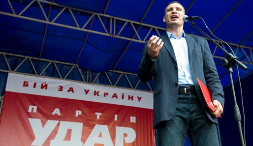 Witali Klitschko ist in der Ukraine auch als Politiker sehr aktiv