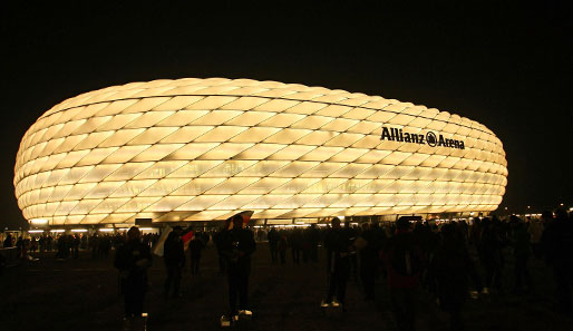 Eines der modernsten Stadien der Welt: Die Allianz Arena in München