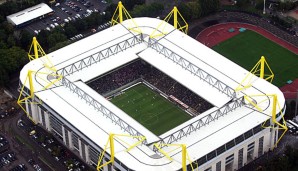 Der Signal-Iduna-Park bietet bei internationalen Spielen Platz für 65.851 Zuschauer