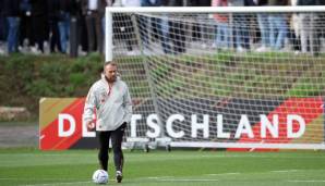 DFB-Coach Hansi Flick möchte bei der Heim-EM 2024 eine namhafte Rolle einnehmen.