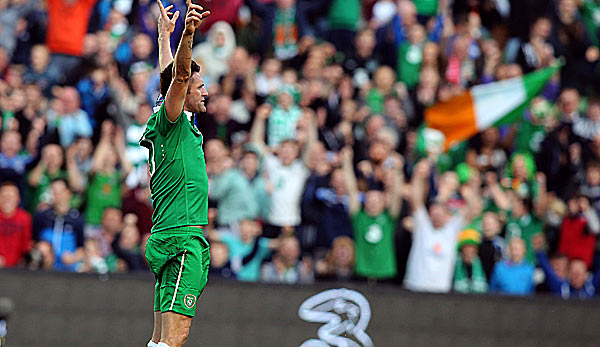 Robbie Keane feierte gegen Gibraltar einen lupenreinen Hattrick