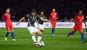 Mario Gomez erzielte beim 2:3 gegen England ein Tor für die Nationalelf