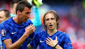 Luka Modric und Mario Mandzukic sind für das Spiel gegen Portugal einsatzbereit