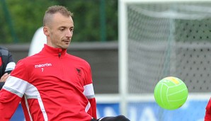 Ansi Agolli ersetzt den gesperrten Lorik Cana als Kapitän der albanischen Nationalmannschaft