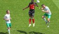Romelu Lukaku (M.) erzielte kurz nach dem Seitenwechsel das 1:0