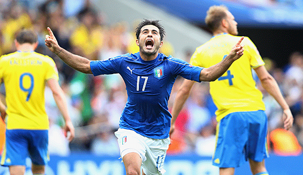 Eder erzielte den späten Siegtreffer für Italien