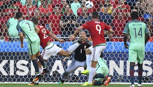 Erlöser: Cristiano Ronaldo gelangen zwei Treffer gegen Ungarn