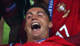 Cristiano Ronaldo musste im Finale bereits in der 25. Minute verletzt vom Feld
