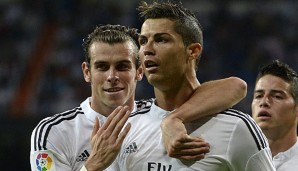 Gareth Bale und Cristiano Ronaldo spielen zusammen bei Real Madrid