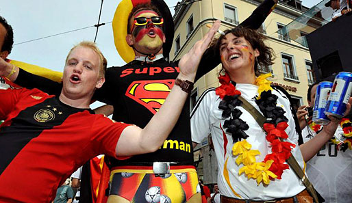 em 2008, deutschland, fußball, nationalmannschaft, fans