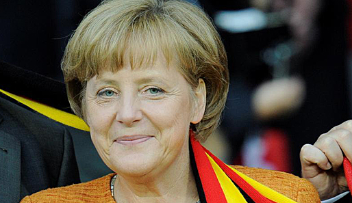 EM 2008, Fussball, Halbfinale, Deutschland, Merkel