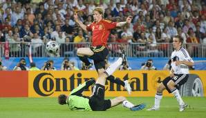 Fernando Torres schoss Spanien in der 33. Minute zum verdienten 1:0-Erfolg und ersten von drei Titeln in Folge. Der fehlende David Villa sicherte sich die Torjägerkrone (vier Treffer). Folgende Spieler standen am 29. Juni 2008 auf dem Platz.