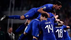 Italien spielt gegen Finnland in der EM-Qualifikation.