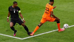 David Alaba verursachte gegen die Niederlande einen Elfmeter.