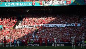 Die Partie der Dänen gegen Belgien wurde nach zehn Minuten unterbrochen.