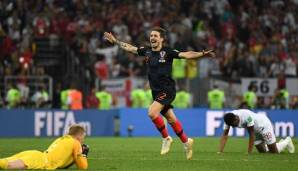 Im Halbfinale der WM 2018 hatten die Kroaten nach 120 Minuten die Nase vorn.