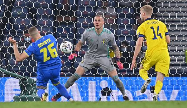 Schweden - Ukraine 1:2 nach Verlängerung: 121.! Joker Dovbyk schießt die Ukraine spät ins EM ...