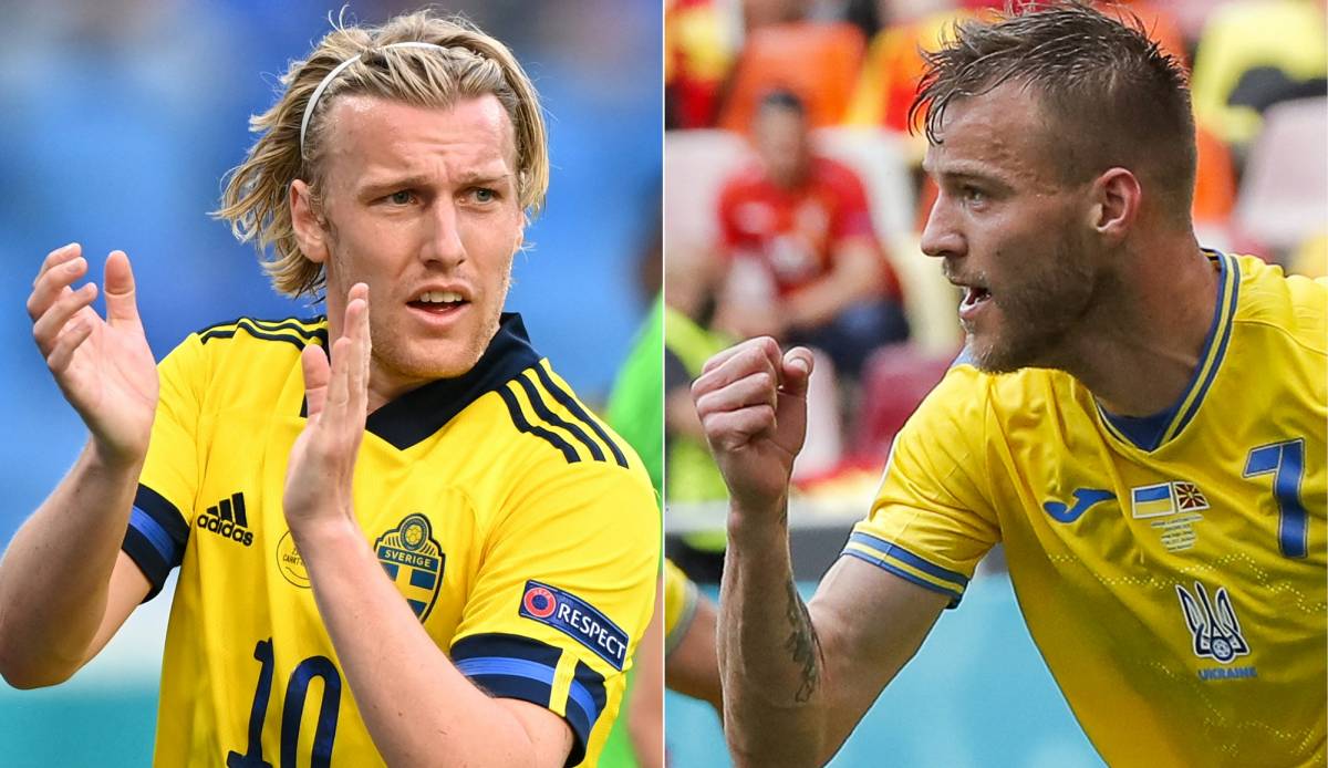 Sweden vs. Ukraine: Round of 16 at the EM 2021 today in ...