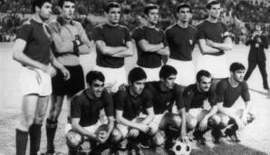 Diese Mannschaft gewann 1968 die Europameisterschaft für Italien.