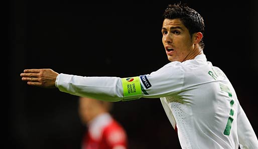 Führt Cristiano Ronaldo sein Team als Kapitän zur EM 2012?