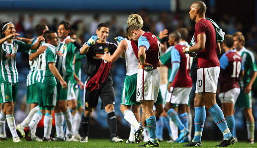 Rapid feiert - Aston Villa trauert: Die Österreicher sorgten für eine Sensation