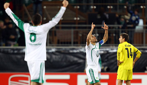 Der VfL Wolfsburg steht zum ersten Mal im Achtelfinale eines europäischen Wettbewerbs