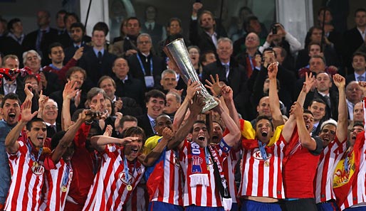 Atletico Madrid feierte den ersten Europapokalsieg seit 38 Jahren