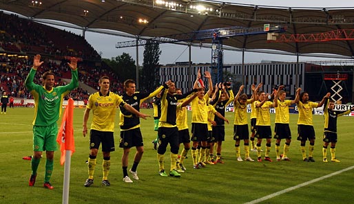Borussia Dortmund steht in der Bundesliga auf Platz Sechs