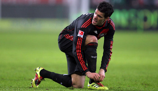 Leverkusens Michael Ballack war zuletzt nur Reservist - nun fällt er verletzungsbedingt aus