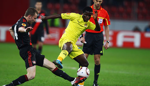 Michal Kadlec (l.) erzielte das 1:0 für Leverkusen gegen Villarreal
