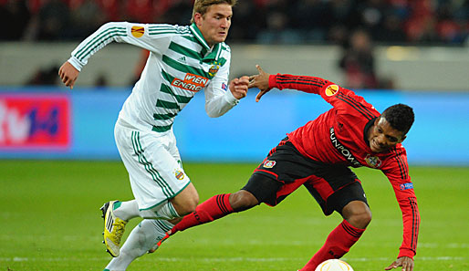 Junior Fernandes (r.) ersetzte bei Leverkusen den verletzten Stefan Kießling