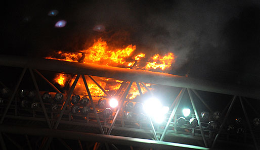 Aufgrund eines Feuers wurde das Spiel zwischen Alkmaar und Athen abgebrochen (Symbolbild)