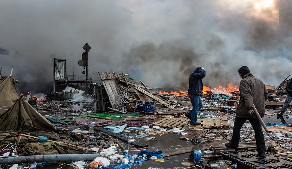 Auf dem Majdan in Kiew regiert zurzeit das Chaos