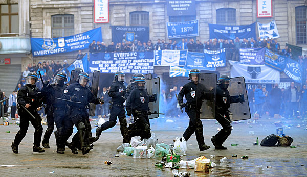 Nach dem Einsatz der Polizei entspannte sich die Lage in Lille