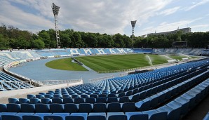 Das Dynamo-Stadion in Kiew