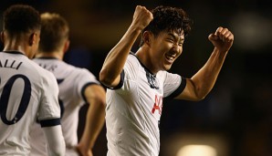 Mann des Abends: Tottenhams Heung-Min Son steuerte ein Doppelpack zum Sieg bei