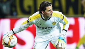 Roman Weidenfeller hütet in der Europa League den Kasten der Dortmunder