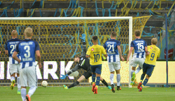 Teemu Pukki schoss gegen Hertha drei Tore