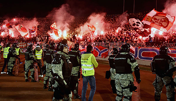 Die Fans von Roter Stern Belgrad sind europaweit für ihren Fanatismus bekannt