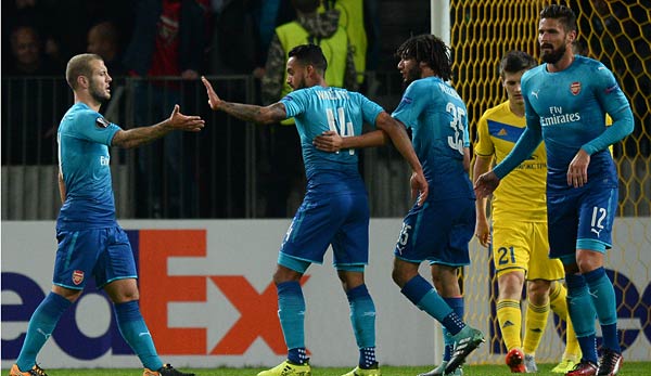 Das letzte Europa-League-Spiel konnte Arsenal souverän mit 4:2 bei Bate Borisov gewinnen