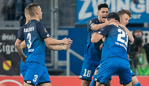 Am 3. Spieltag der Europa League feierte die TSG Hoffenheim ihren ersten Sieg
