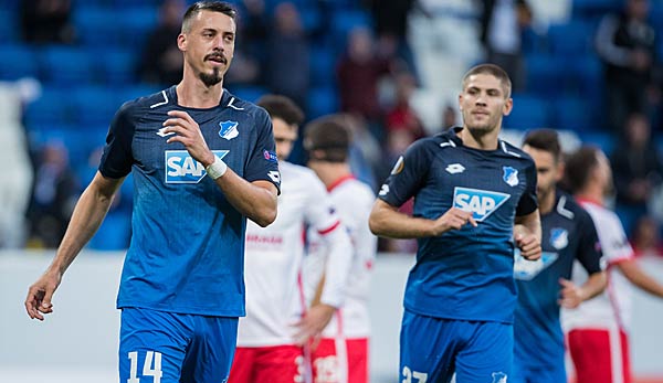Nach zwei Spieltagen stehen Sandro Wagner und Andrej Kramaric in der Europa League noch ohne Punkt da