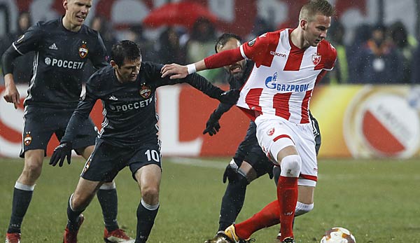 Im Hinspiel trennten sich ZSKA und Roter Stern Belgrad mit einem torlosen Remis.