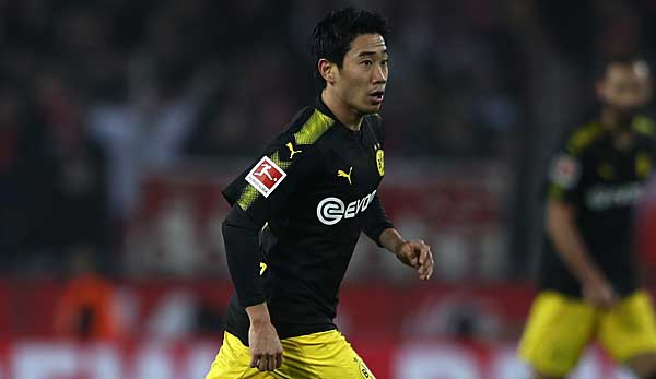 Dortmunds Shinji Kagawa fällt gegen Atalanta Bergamo wohl aus.