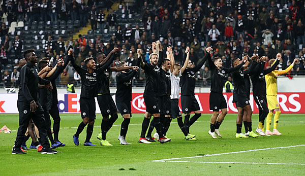 Eintracht Frankfurt steht kurz vor der nächsten Runde in der Europa League.