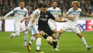 Eintracht Frankfurt besiegte Lazio Rom im Hinspiel mit 4:1.
