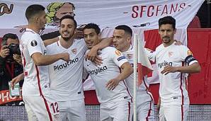 Der FC Sevilla hat sich den Einzug ins EL-Achtelfinale gesichert.