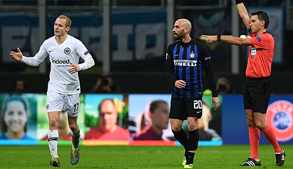 Zuletzt pfiff Ovidiu Hategan das Achtelfinal-Rückspiel zwischen Inter Mailand und Eintracht Frankfurt, welches die Eintracht mit 1:0 für sich entschied.
